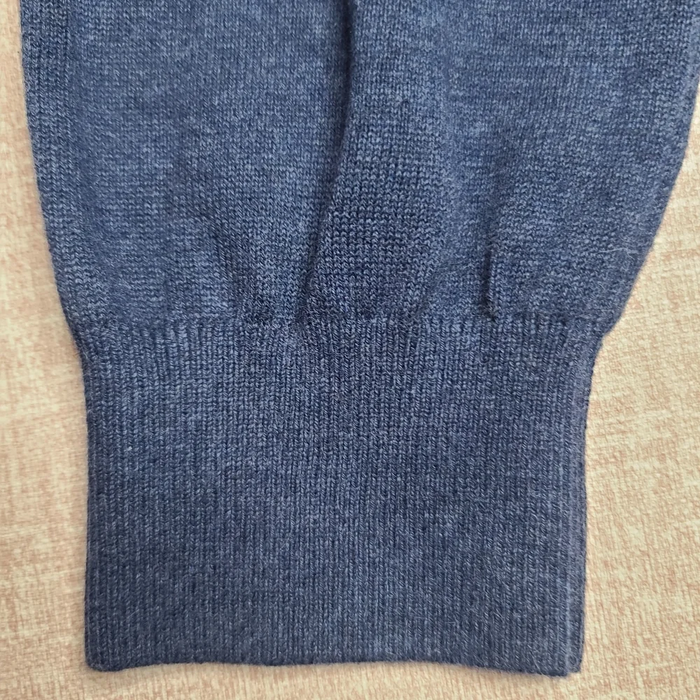 Tommy Hilfiger Crew Neck Knit Blue Sweater - Picture 8 of 11